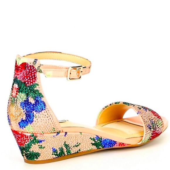 Alex Marie Shoes - New Alex Marie Mairithree Rhinestone Wedges